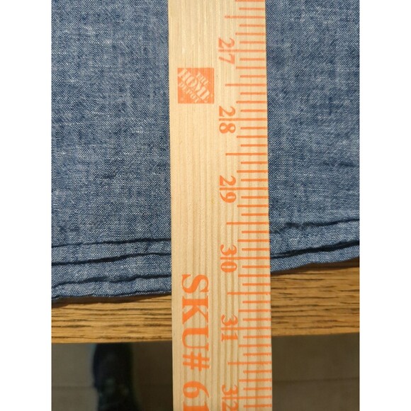 Marc Anthony Shirt Mens 2XL XXL Linen Blend Luxury Pocket Button Up Breezy Linen - Picture 5 of 7